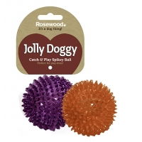 Jolly Doggy Catch and Play Spikey Ball 8cm