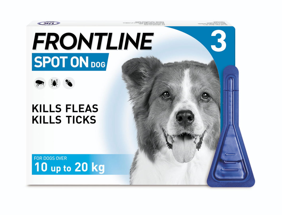 Frontline Spot On Medium Dog 10-20kg 3 Pipettes