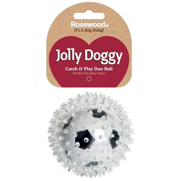 Jolly Doggy Catch and Play Football 8cm