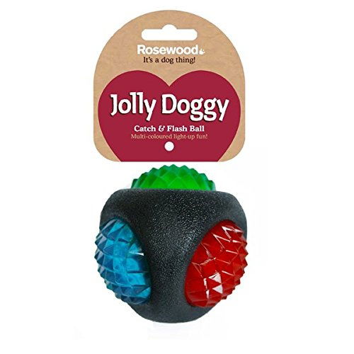 Jolly Doggy Catch and Flash Ball 7cm