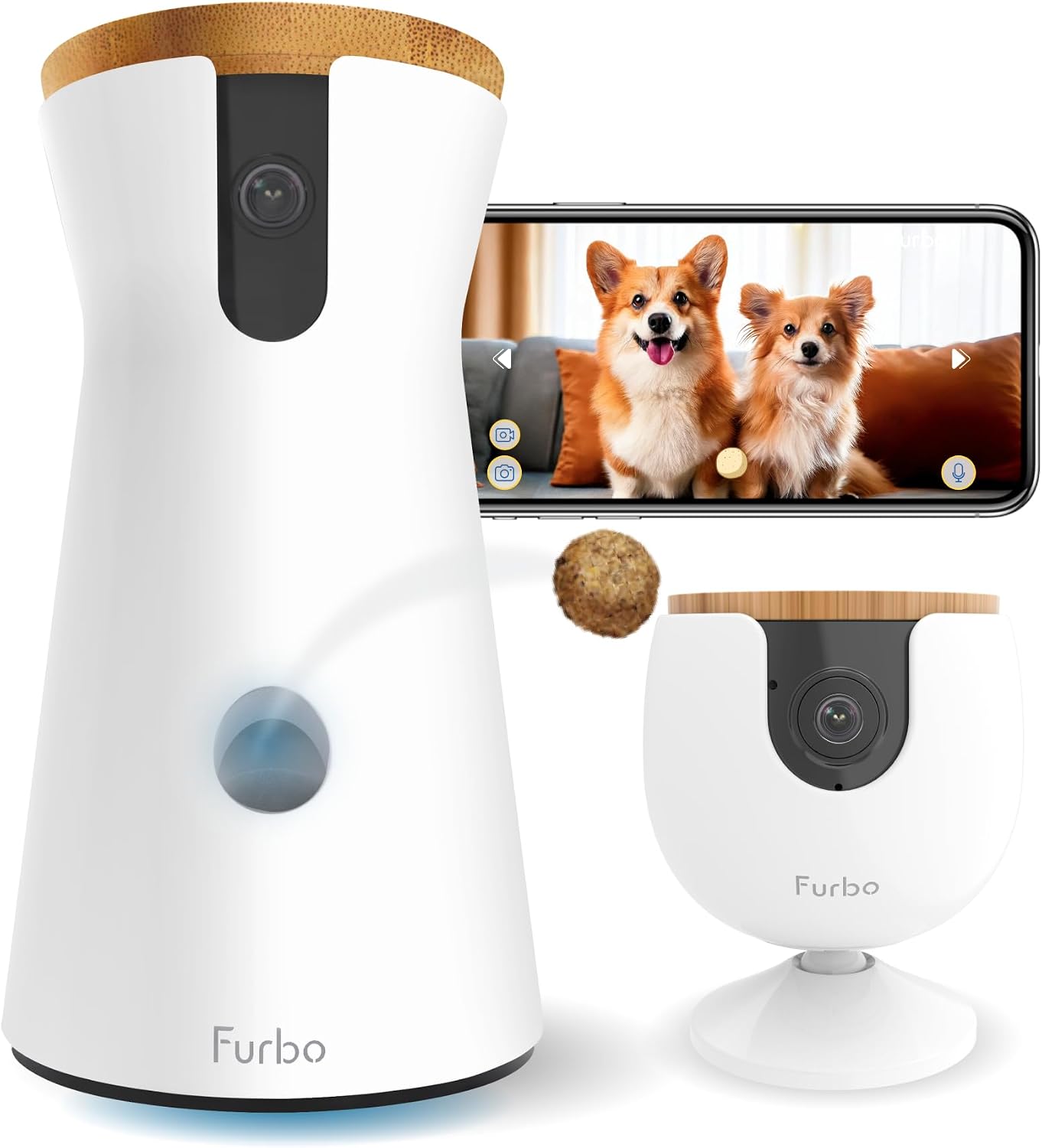 Furbo 360° Dog Camera & Furbo Mini 360° Pet Camera Bundle