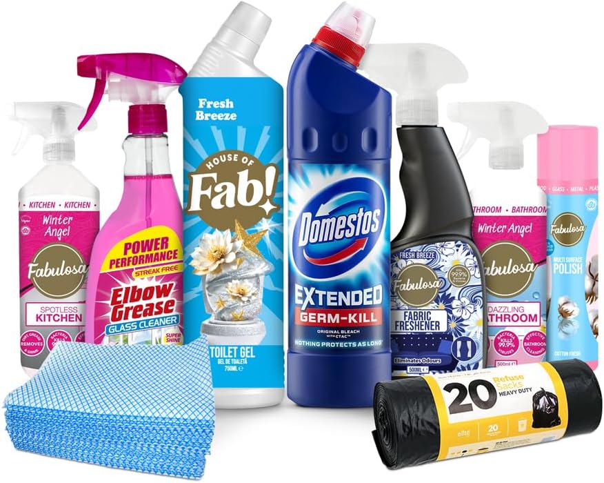 Sunday Blitz All-in-One Home Cleaning Bundle – 9 Piece