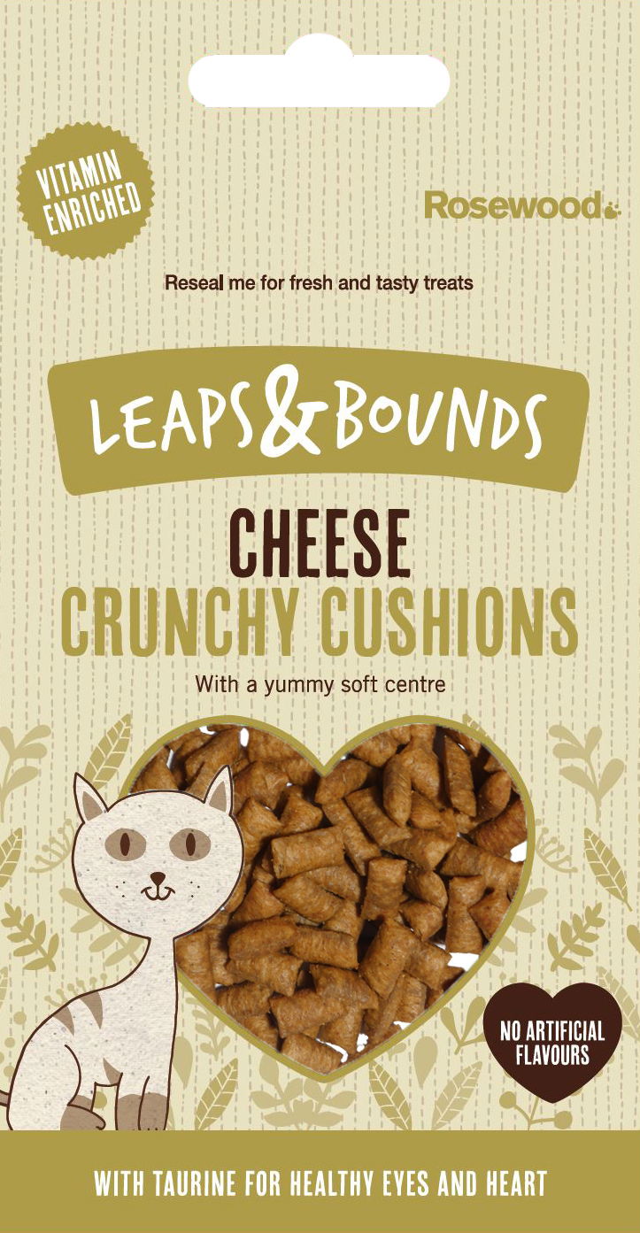 Leaps and Bounds Cheese Crunchy Cushions 60g