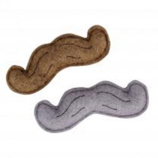 Ministry Of Pets Moustache Catnip Toy 2 Pack