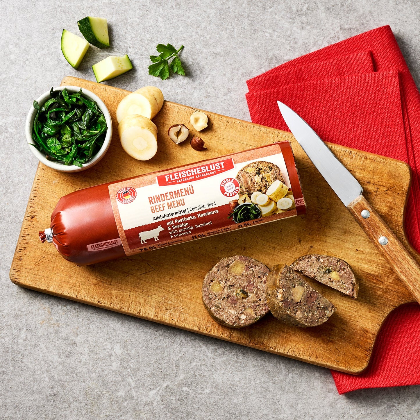 Fleischeslust Beef Menu Wet Dog Food - 12 x 800g Case product image