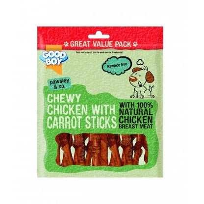 Pawsley & Co Chewy Chicken With Carrot Sticks