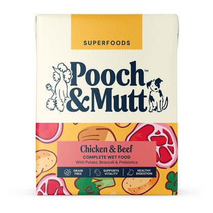 Pooch & Mutt & Wet Food Carton 375g