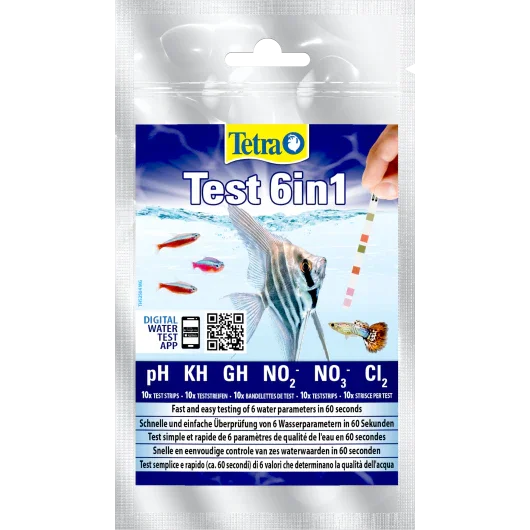 Tetra Test Strips 6in1 - 10 Strips