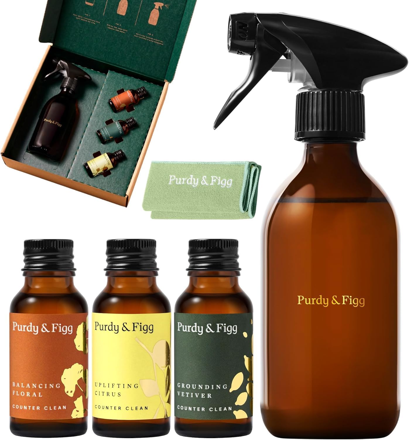 Purdy & Figg Counter Clean Starter Kit – Citrus & Floral