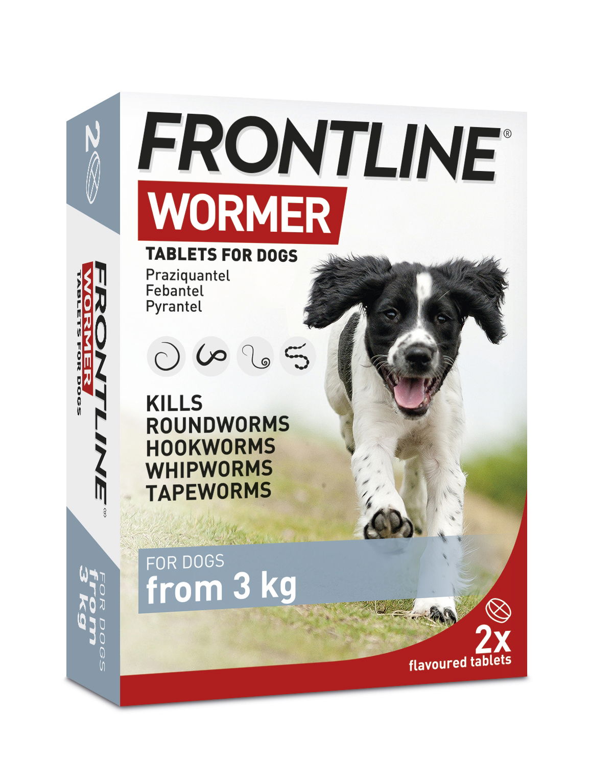 Frontline Wormer Tablets for Dogs 2 Pack