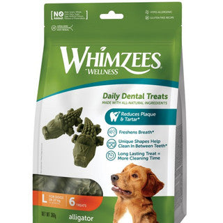 Whimzees Alligator Large 6 pieces