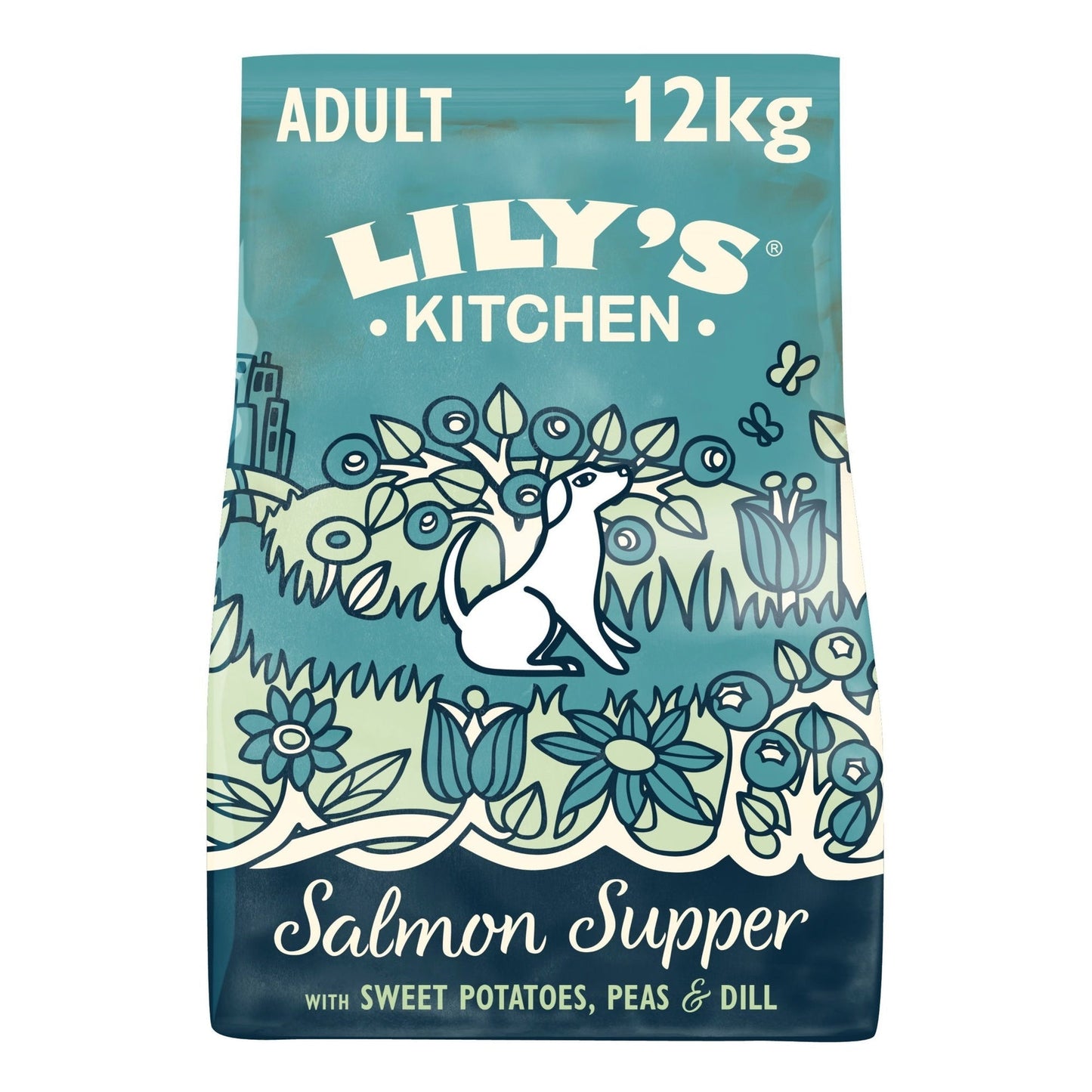Lily's Kitchen Dog Salmon Supper Adult Dry Food - 1kg / 12kg 12kg / Salmon