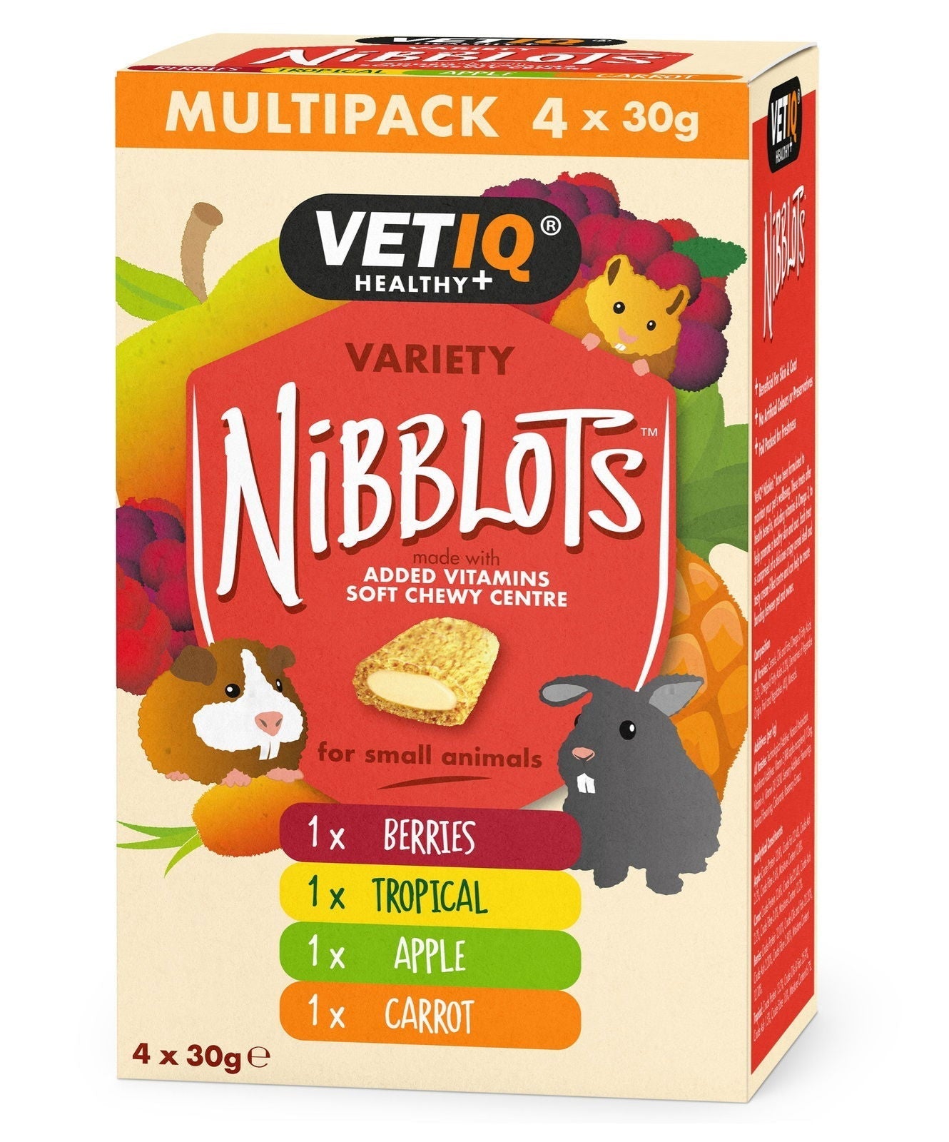 Retail Nibblot Variety pack 4 x 30g