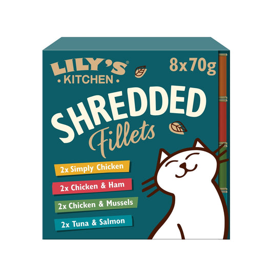 Lily''s Kitchen Shredded Fillets Tins Multipack 8x70g