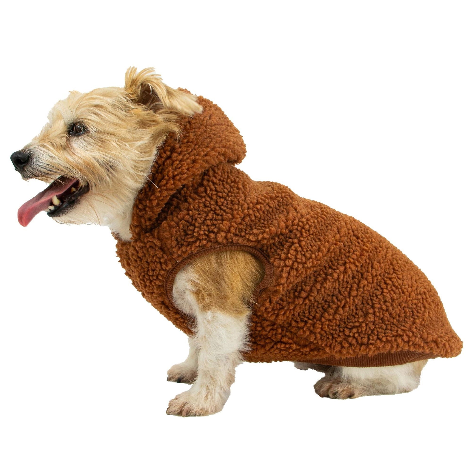 Teddy Sherpa Fleece Terracotta Extra Large