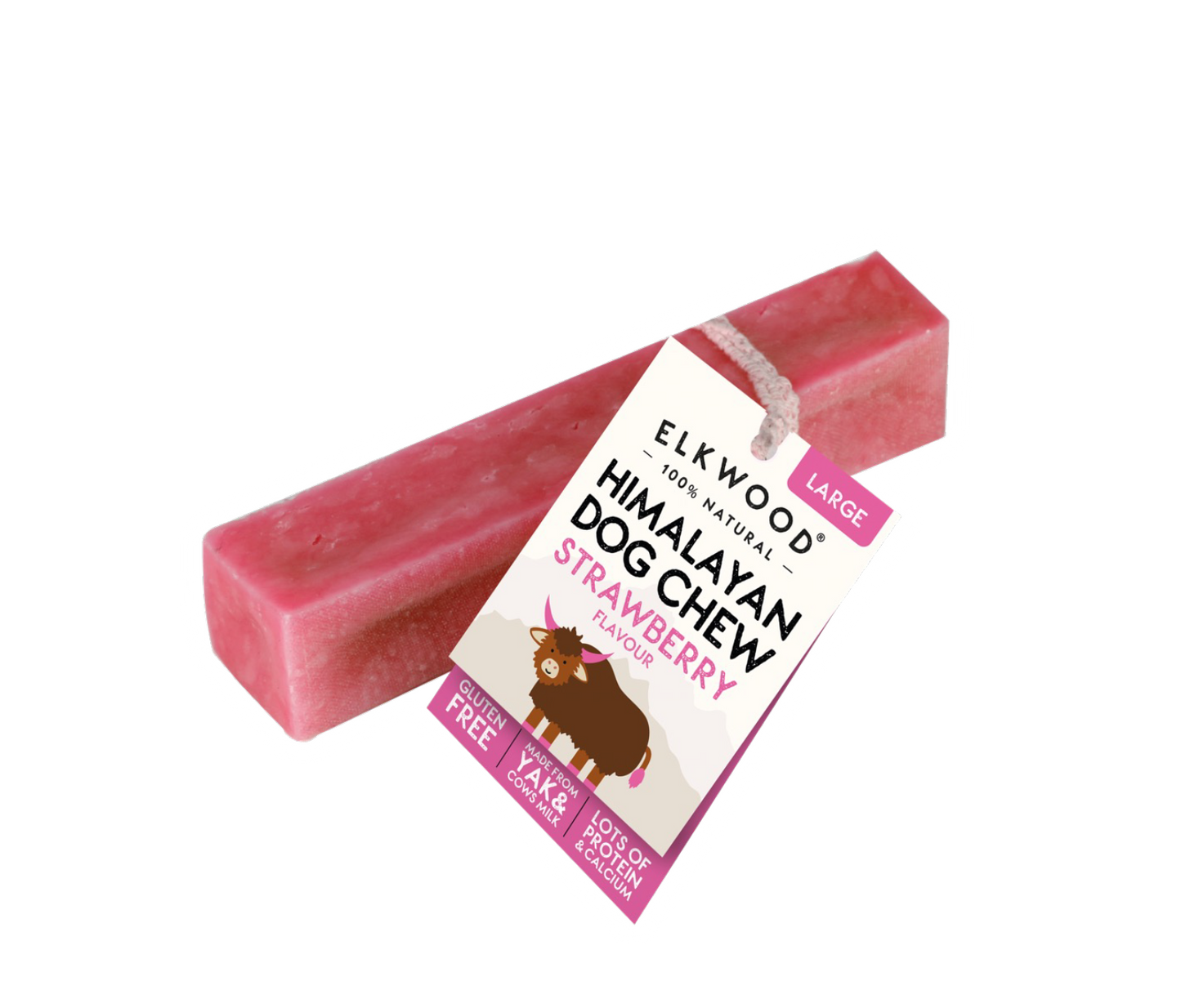 Elkwood - Himalayan Chew Strawberry - Large - 10 Pieces