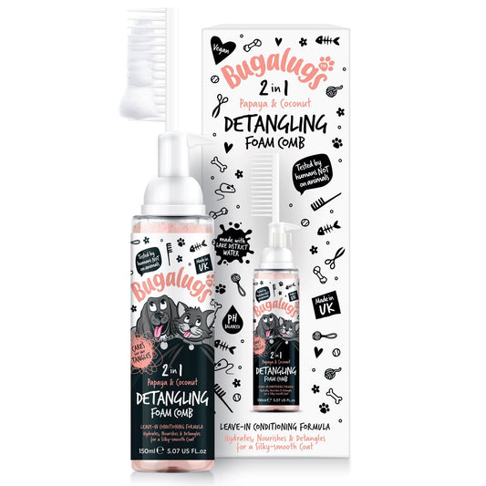 2 in 1 Detangle & Conditioning Foam Comb Lavender & Chamomile 150ml