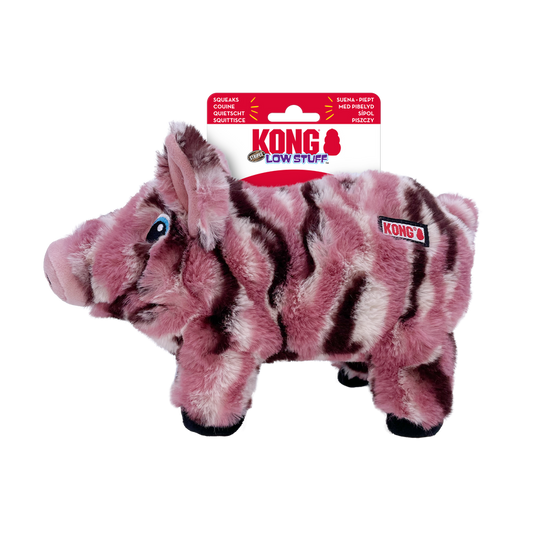 KONG Low Stuff Stripes Pig