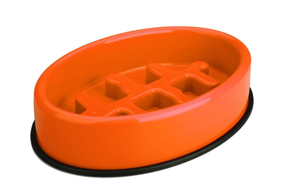 M-PETS Fishbone - Slow Feed Bowl Oval – product view 2