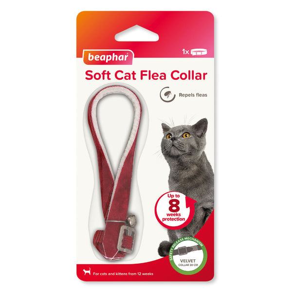 Beaphar Velvet Soft Cat Flea Collar 30cm