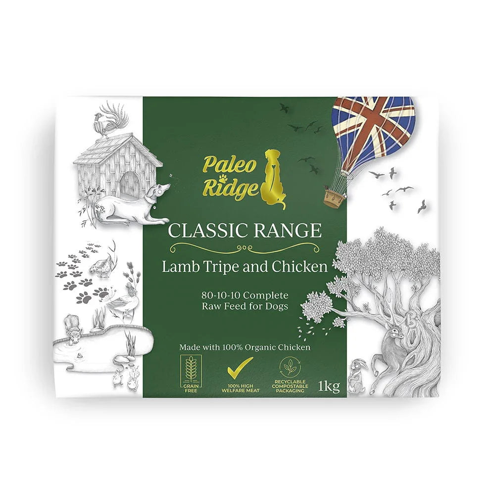 Paleo Ridge Classic Lamb Tripe and Chicken 1kg