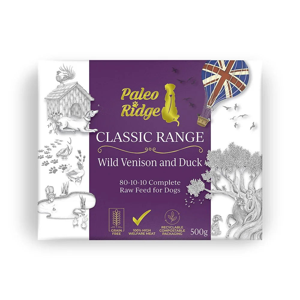 Paleo Ridge Classic Wild Venison and Duck 500g