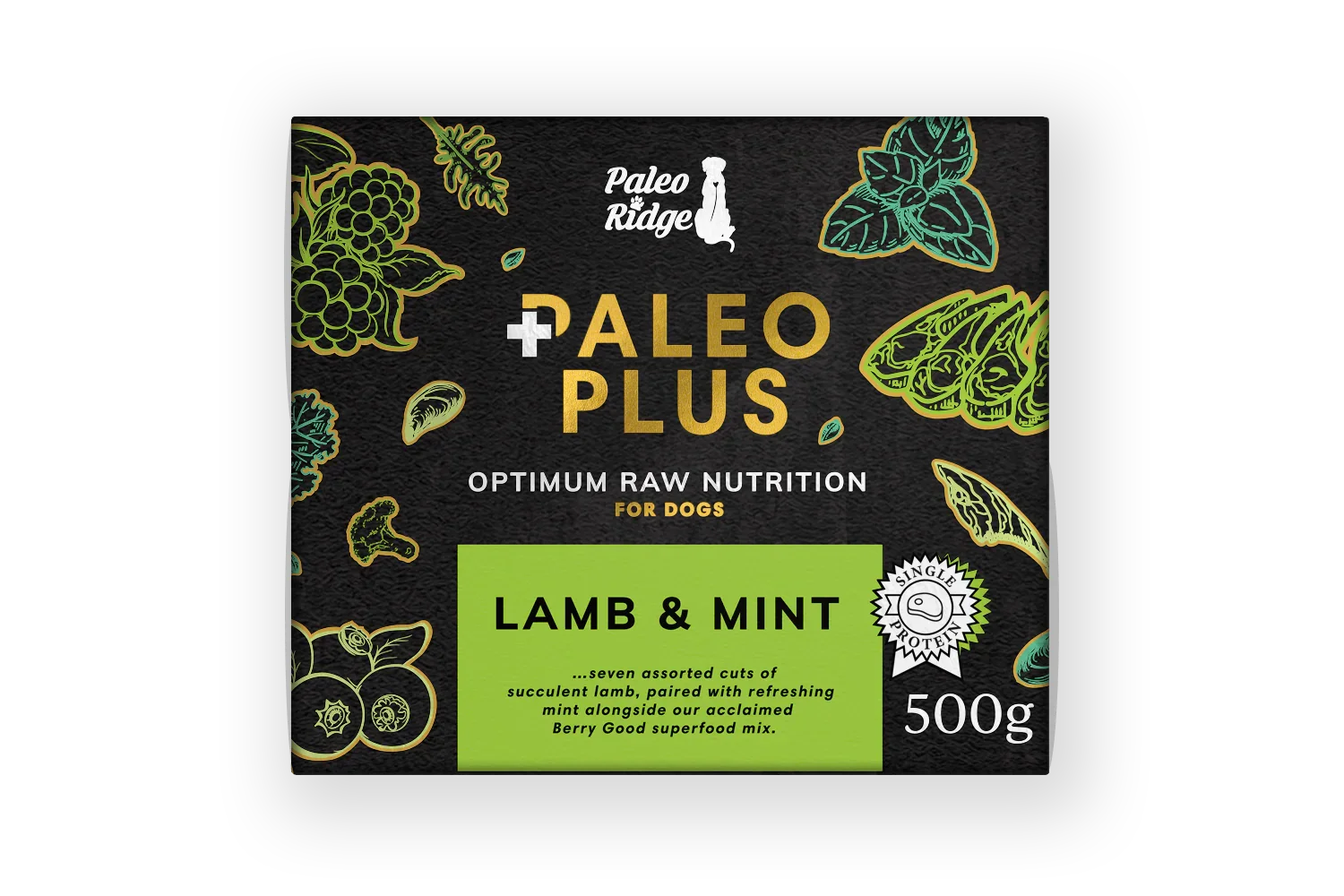 Paleo Ridge Paleo Plus Lamb & Mint 500g