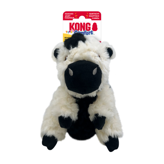 KONG Comfort Tykes Cow Dog Toy