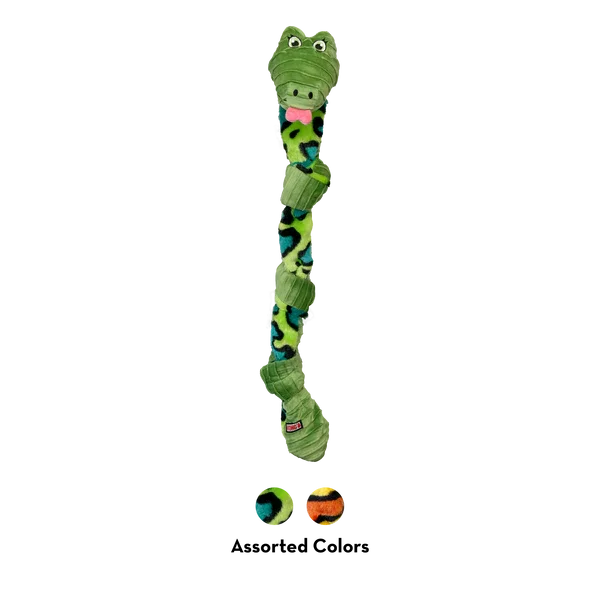 KONG Knots Snake Assorted Dog Toy - Medium/Large