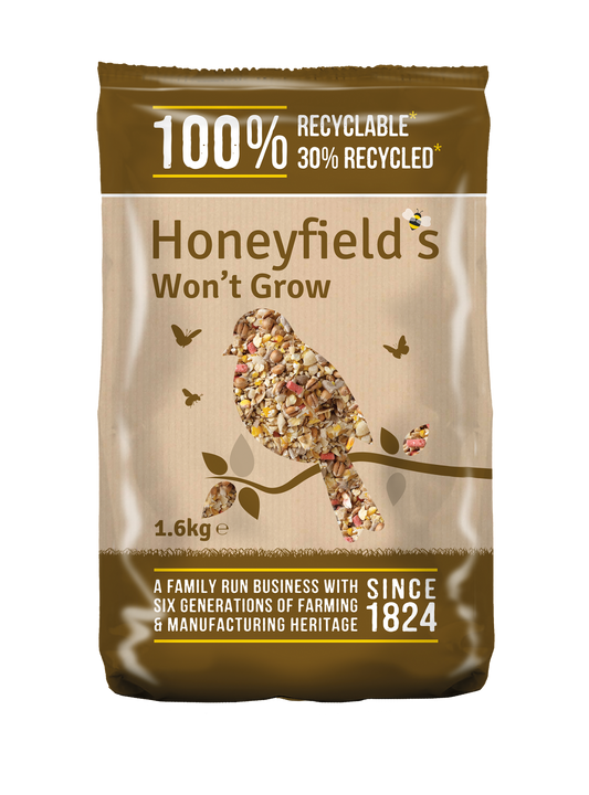 Honeyfields Wont Grow Wild Bird Food - 1.6kg