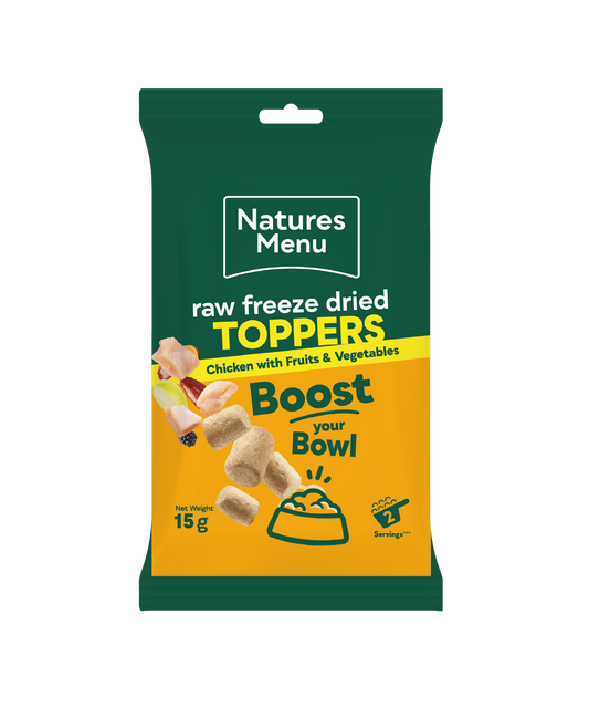 Natures Menu Freeze Dried Toppers Chicken 15g