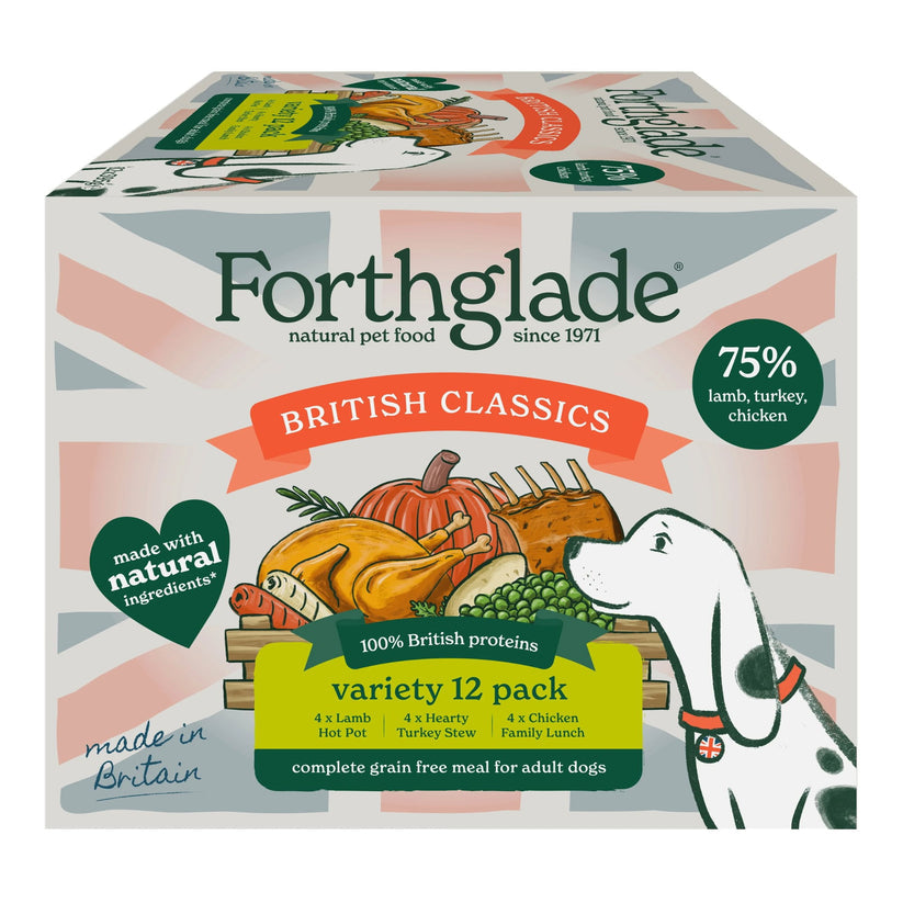 Forthglade British Classics Variety 12x395g (Chicken Lamb & Turkey)