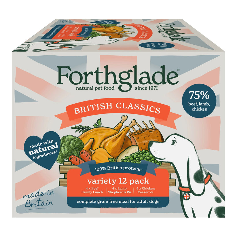 Forthglade British Classics Variety 12x395g (Chicken Lamb & Beef)