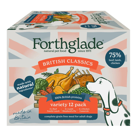 Forthglade British Classics Variety 12x395g (Chicken Lamb & Beef)