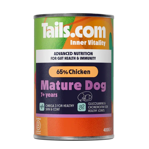 Tails.com Inner Vitality Mature Chicken Can 400g