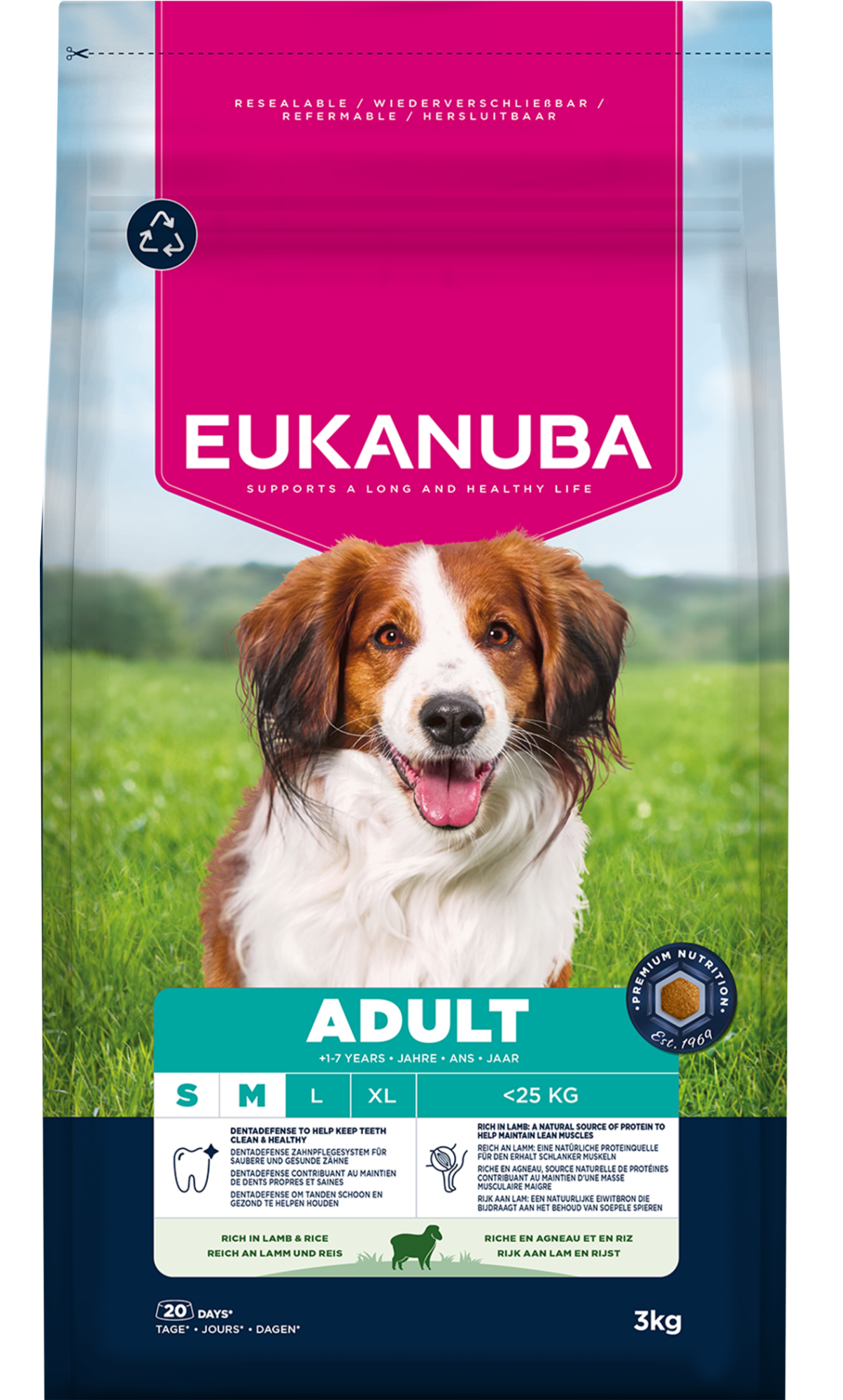Eukanuba Dog Adult Lamb & Rice 3kg