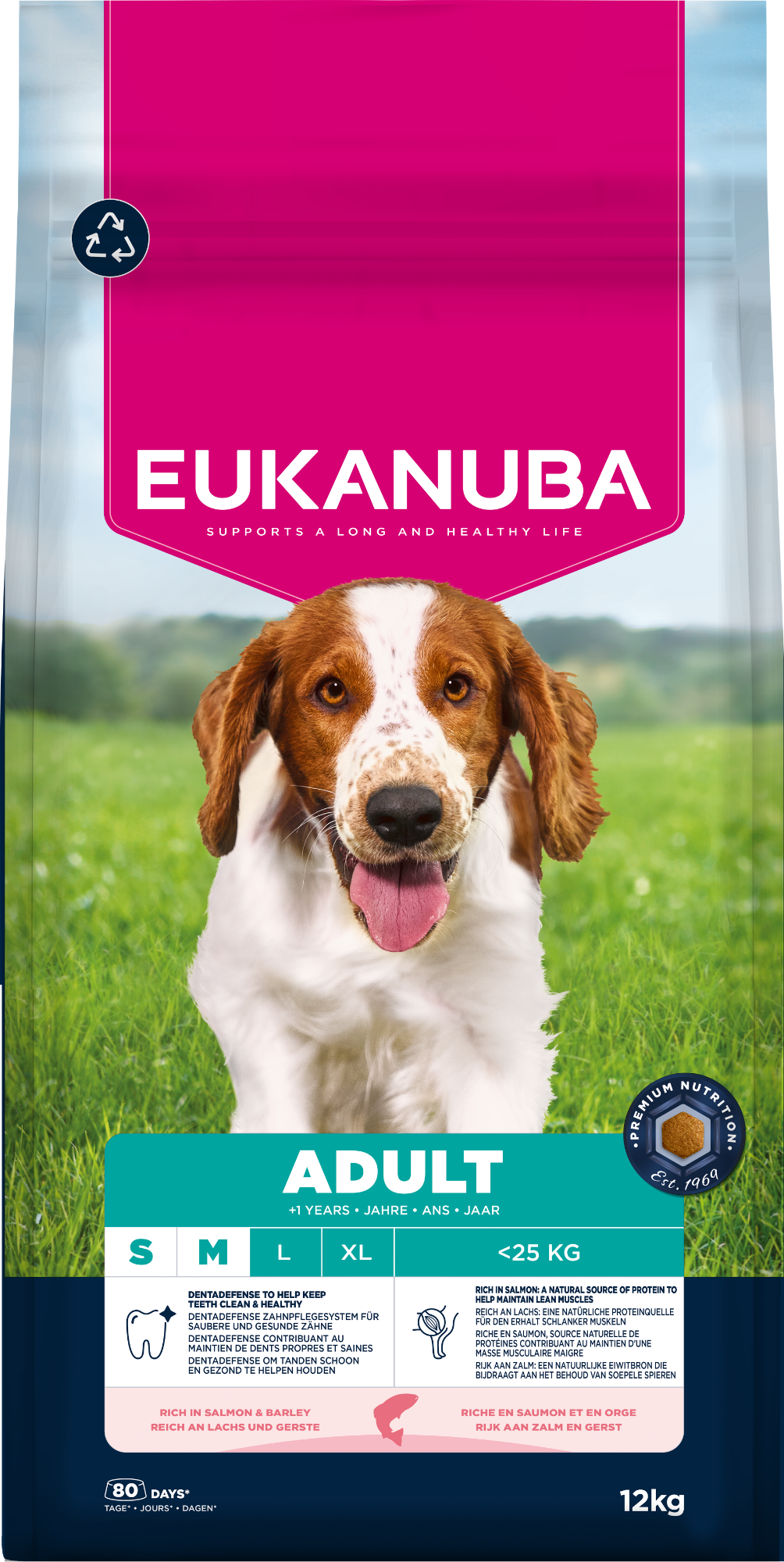 Eukanuba Dog Adult Salmon & Barley 12kg