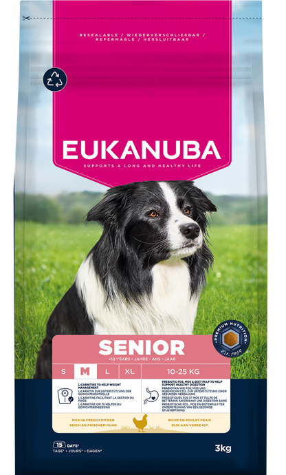 Eukanuba Dog Senior Chicken 3kg – product view 2