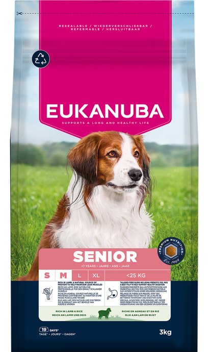 Eukanuba Dog Senior Lamb & Rice