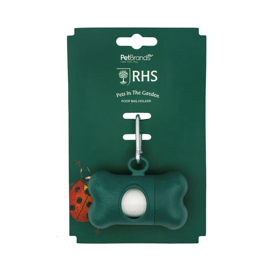 RHS Pets in the Garden Poop Bag Holder with 1 roll bags