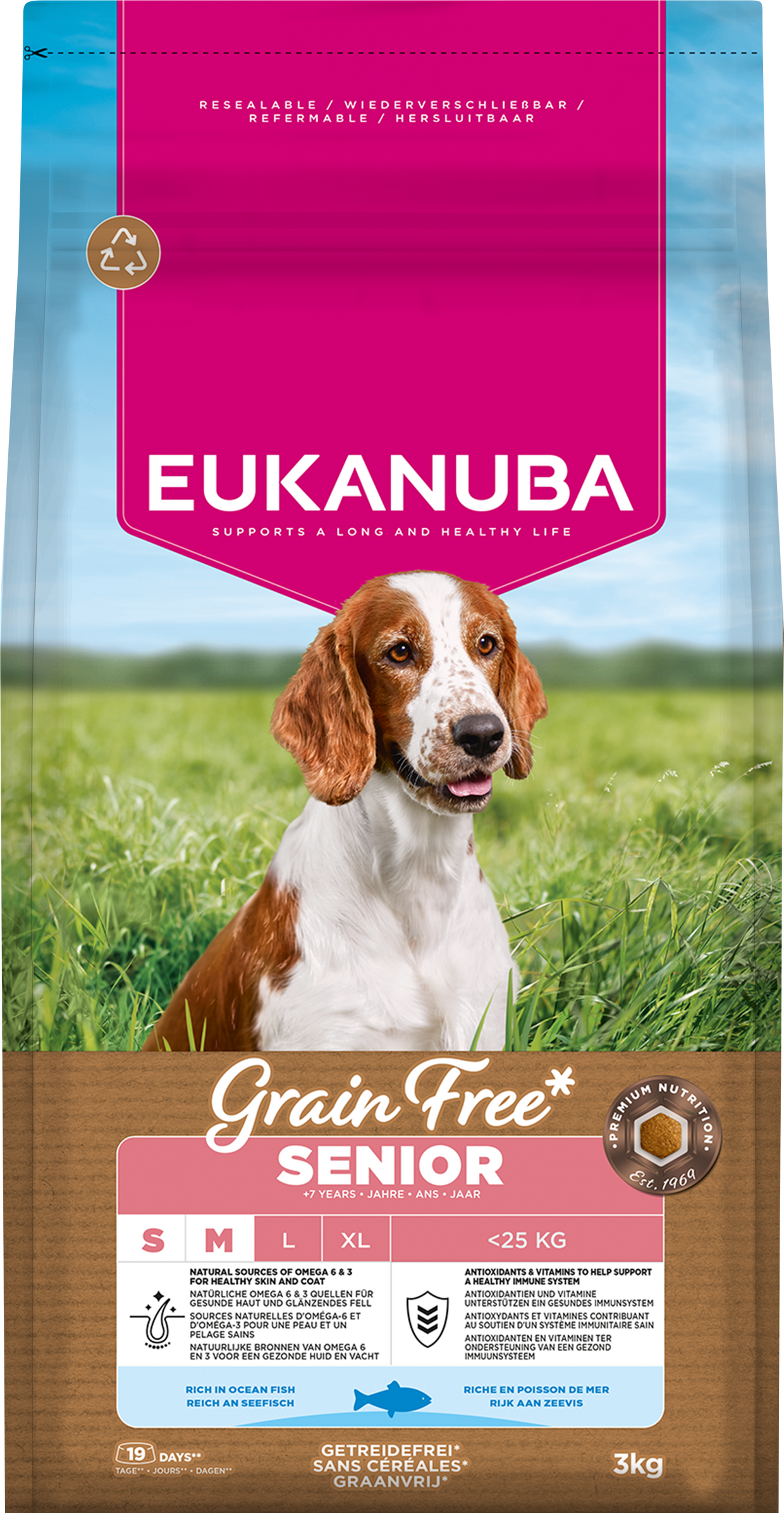 Eukanuba Grain Free - Ocean Fish - Senior Small/Medium