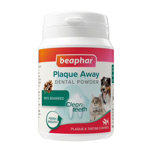 Beaphar Plaque Off Dental Powder for Dogs & Cats 80g
