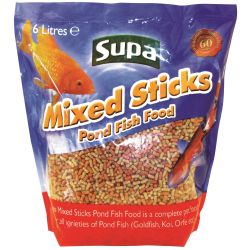 Product Details Supa Mixed Pond Sticks, 6ltr