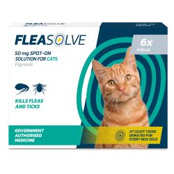 Fleasolve Spot on Cat 6 Treatment – Case of 6