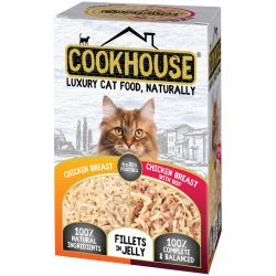 Cookhouse Cat Chicken Breast In Jelly 70g x 36