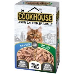 Cookhouse Cat Tuna Loin Fillets In Jelly x 36