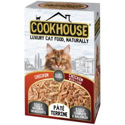 Cookhouse Cat Chicken & Liver Pate Terrine 6pk, 70g