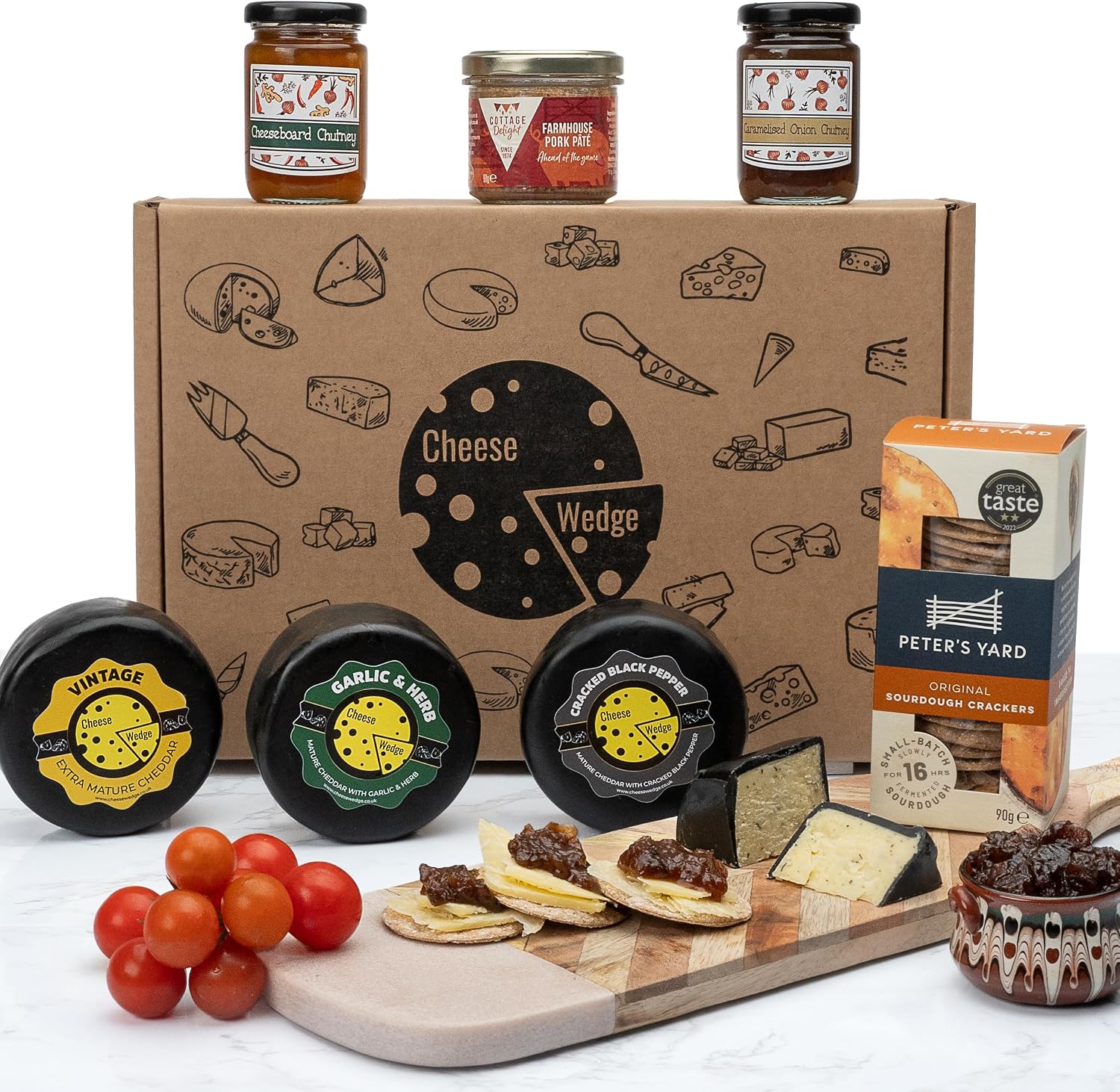 Luxury Cheese & Pâté Hamper – 7 Gourmet Items