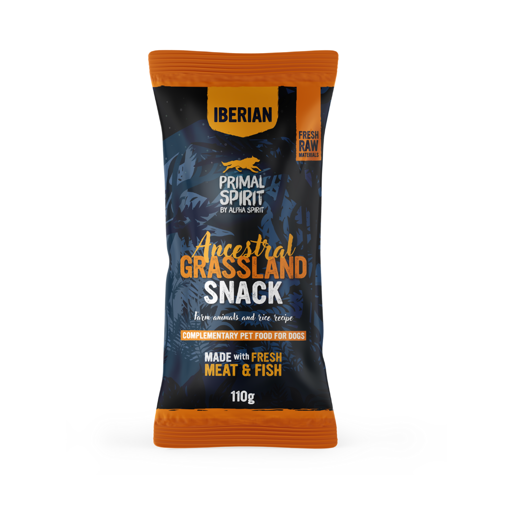 Primal Spirit Iberian Ancestral Grassland Dog Treats (110g) - North East Pet Shop