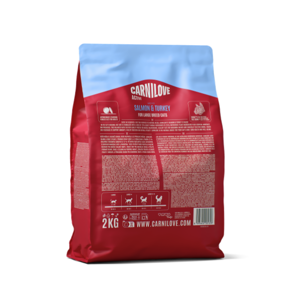 Carnilove Active Salmon & Turkey Large Breed Cat 400g
